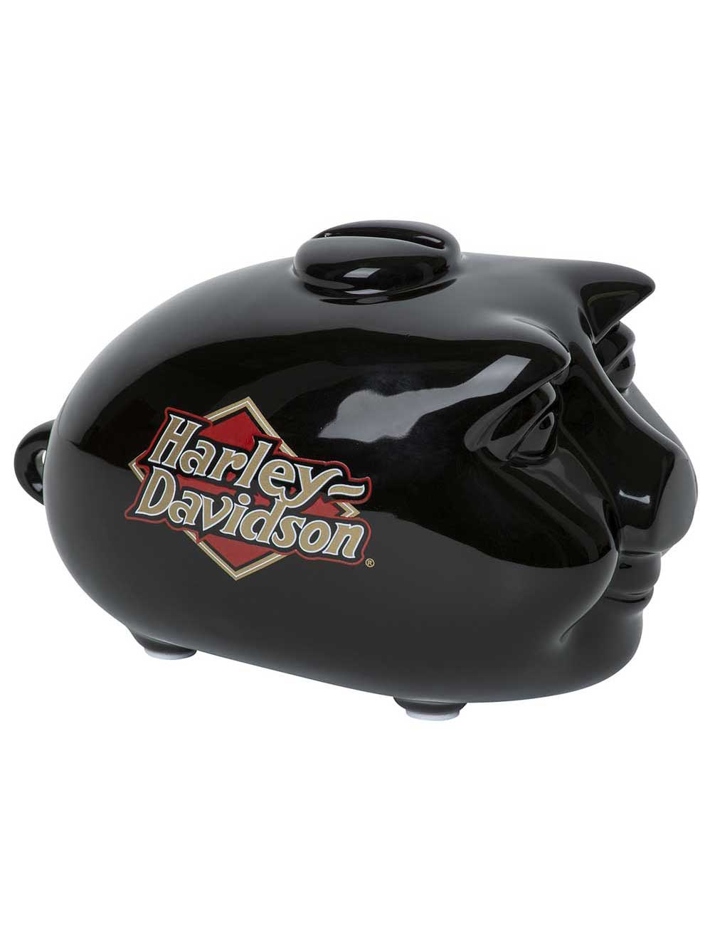 Harley-Davidson Core H-D Logo Ceramic Mini Hog Bank - Alcancia