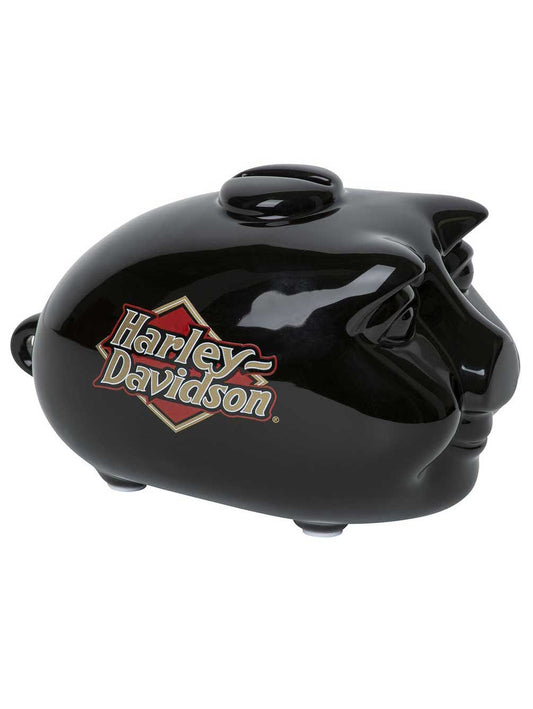 Harley-Davidson Core H-D Logo Ceramic Mini Hog Bank - Alcancia