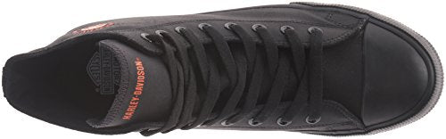 Harley-Davidson Footwear Men's Baxter Sneaker, Black/White