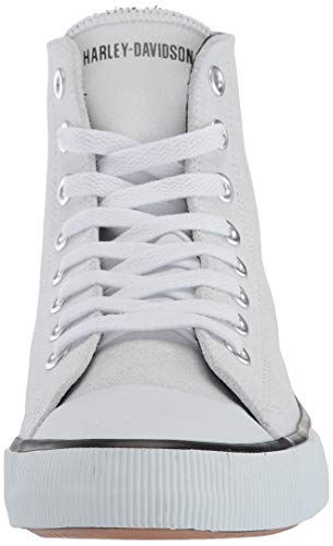 Harley-Davidson Footwear Men's Baxter Sneaker, Black/White