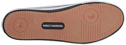 Harley-Davidson Footwear Men's Baxter Sneaker, Black/White
