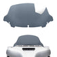 Amazicha 7" Smoke Wave Windshield Windscreen Compatible for 2014-2023 Harley Davidson Touring Street Glide/Electra Glide/Ultra Limited/Tri Glide FLHT FLHX FLHXS FLHTK (Tint)