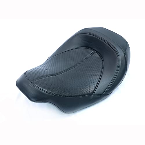 Juego de asiento de pasajero para Harley Touring Road King Street Glide Road Glide Electra Glide 2009-2021 asiento de conductor de cuero Pillion asiento de pasajero 09-21