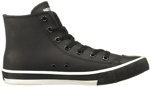 Harley-Davidson Footwear Men's Baxter Sneaker, Black/White