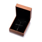 Collar con colgante de cruz de uñas de acero inoxidable para hombre con cadena de 24 pulgadas, oro negro pulido, plata
