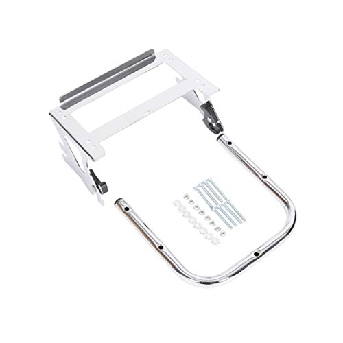 Tour Pack - Portaequipajes con herrajes de acoplamiento compatibles con Harley Touring 1997-2008
