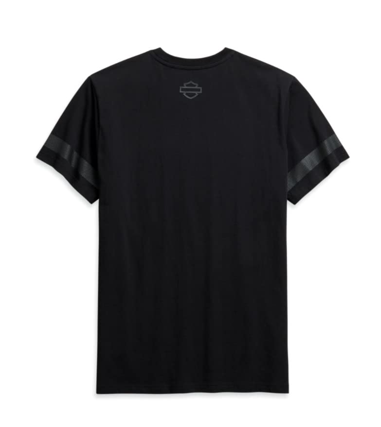 Harley-Davidson® Men's Embossed Metallic Tee - Slim Fit, 99096-20VH (as1, Alpha, x_l, Regular, Regular, X-Large)