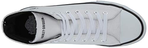 Harley-Davidson Footwear Men's Baxter Sneaker, Black/White