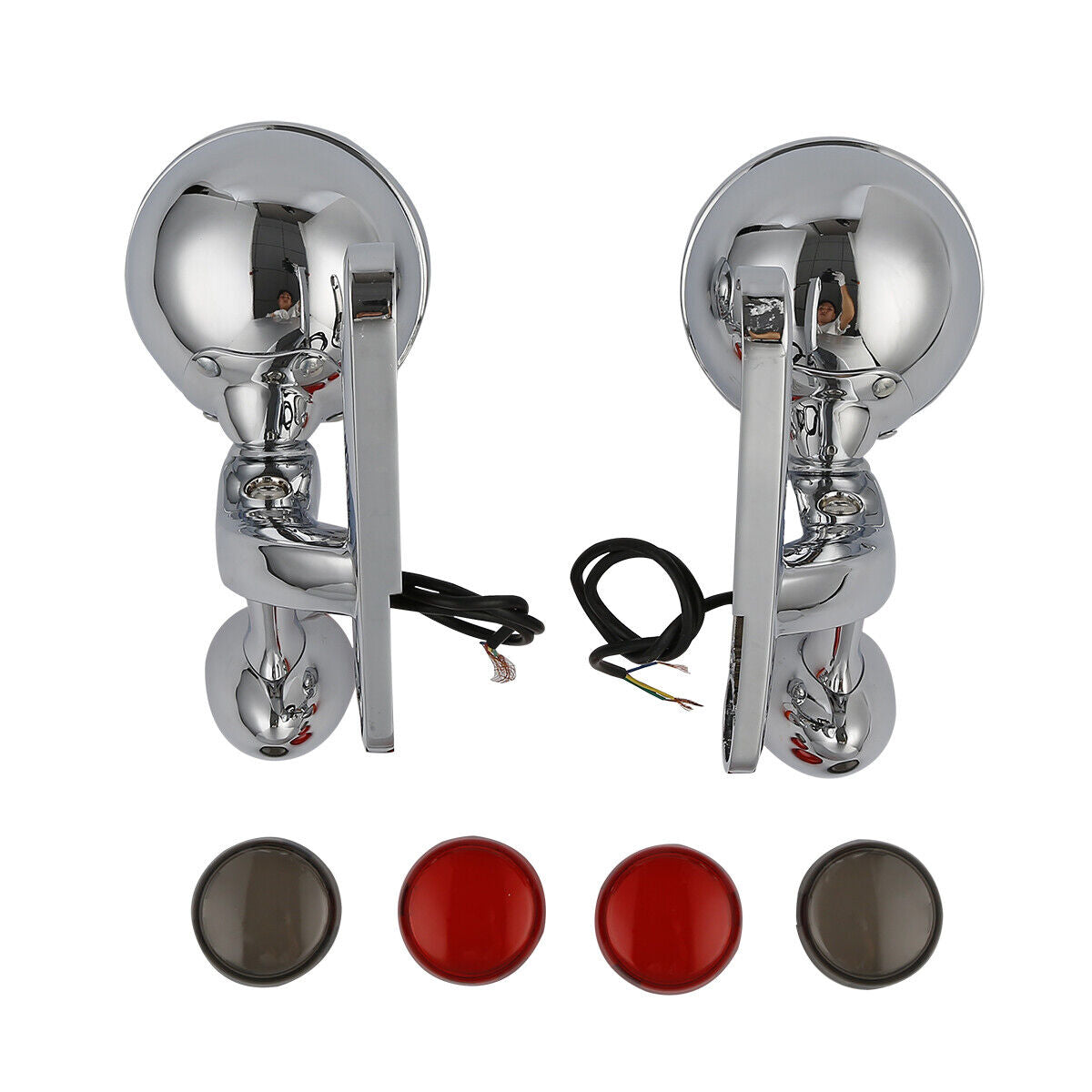 Soporte de luz antiniebla LED auxiliar de 4,5 "para Harley Road Glide 94-22
