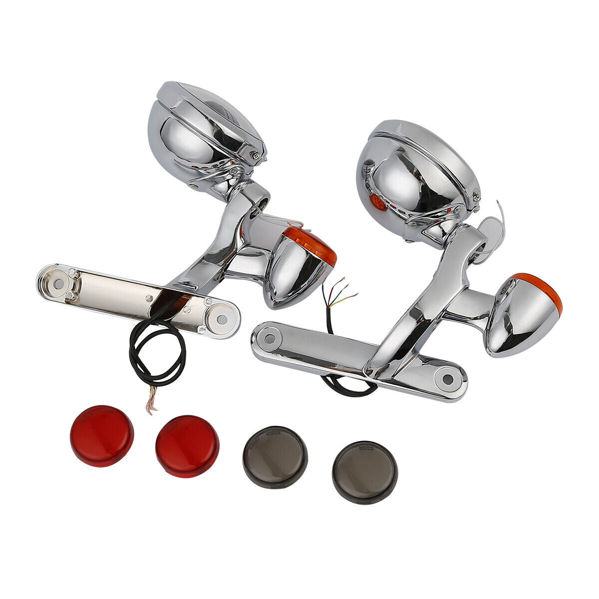 Soporte de luz antiniebla LED auxiliar de 4,5 "para Harley Road Glide 94-22