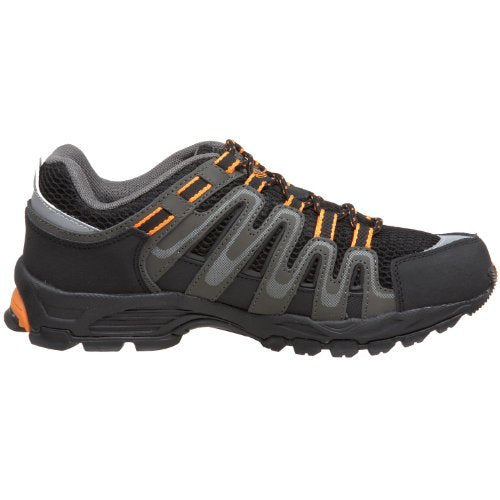 HARLEY-DAVIDSON FOOTWEAR Men's Chase-M, Black/Orange, 12 M US
