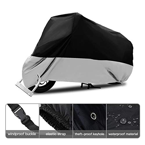 Funda impermeable para motocicleta de 116 pulgadas para Harley Davidson Street Glide Touring Road King Electra Glide Classic
