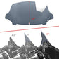 Amazicha 7" Smoke Wave Windshield Windscreen Compatible for 2014-2023 Harley Davidson Touring Street Glide/Electra Glide/Ultra Limited/Tri Glide FLHT FLHX FLHXS FLHTK (Tint)