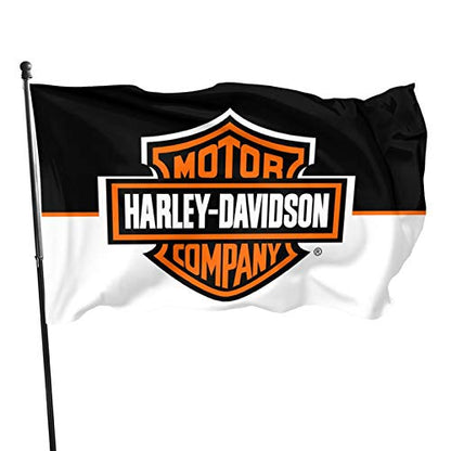 Bandera de regalos para amantes de la motocicleta, 3 x 5 pies, color vivo y a prueba de decoloración, decoración del hogar, decoración de jardín, decoración para exteriores e interiores