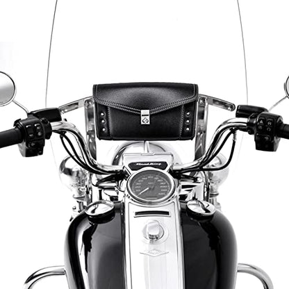 Bolsa para parabrisas con tachuelas para Road King 1995-2019 2020 2021 2022 Softail