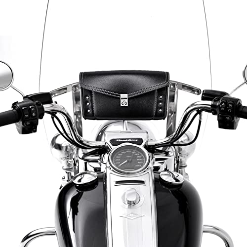 Bolsa para parabrisas con tachuelas para Road King 1995-2019 2020 2021 2022 Softail