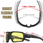 Gafas de sol acolchadas para motocicleta, antiempañamiento, a prueba de polvo y viento