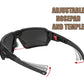 Gafas de sol acolchadas para motocicleta, antiempañamiento, a prueba de polvo y viento