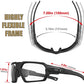 Gafas de sol acolchadas para motocicleta, antiempañamiento, a prueba de polvo y viento