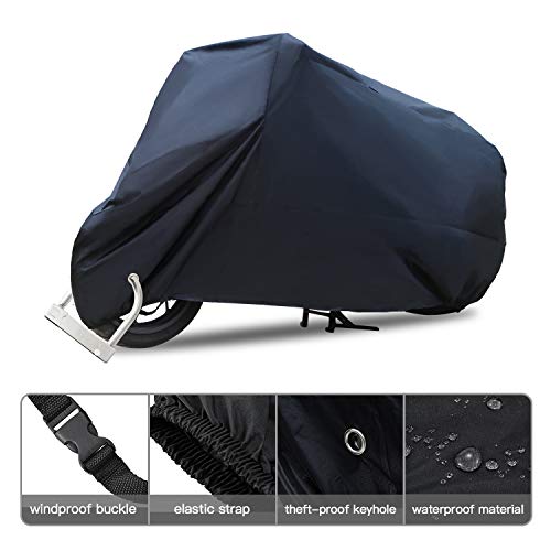 Funda impermeable para motocicleta de 116 pulgadas para Harley Davidson Street Glide Touring Road King Electra Glide Classic