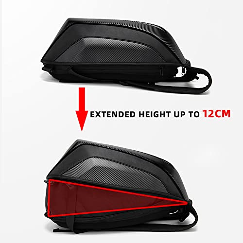 Bolsa de asiento para motocicleta, doble uso, impermeable, bolsa de almacenamiento, bolsa para guardar el casco