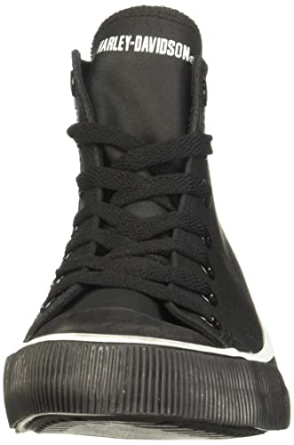 Harley-Davidson Footwear Men's Baxter Sneaker, Black/White