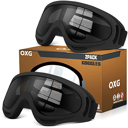 2 pares de gafas de moto compatible con cascocasco
