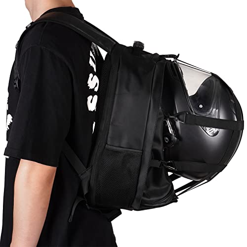 Bolsa de asiento para motocicleta, doble uso, impermeable, bolsa de almacenamiento, bolsa para guardar el casco