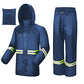 Traje Impermeable para hombres y mujeres, transpirables, con tiras reflectivas