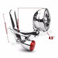 Happy-motor 4.5" Led Spotlight Fit For Harley Street Glide Turn Signal Lights Road King Passing Fog Light Bullet Fit For Harley Electra Glide