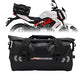 Bolsa de asiento para motocicleta, doble uso, impermeable, bolsa de almacenamiento, bolsa para guardar el casco