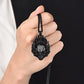 Collar de calavera para hombre, serpiente, árbol de la vida, etiqueta de perro de calavera