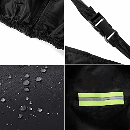 Impermeable para Harley-Davidson y Honda Trike Trike Cover Custom, 210T Tela de tafetán de poliéster Ligero Trike Cover para nieve Lluvia Polvo Protección contra granizo