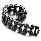 Pulsera de cadena de motocicleta resistente para hombre, de acero inoxidable