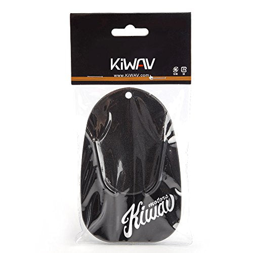Accesorio de soporte para placa de soporte para motocicleta, color negro, suelo suave, césped, pavimento caliente, estacionamiento al aire libre, antihundimiento