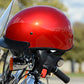 Vega Helmets Warrior Motorcycle Half Helmet with Sunshield for Men & Women, Adjustable Size Dial DOT Half Face Skull Cap for Bike Cruiser Chopper Moped Scooter ATV (Patriotic Flag Graphic, Large)