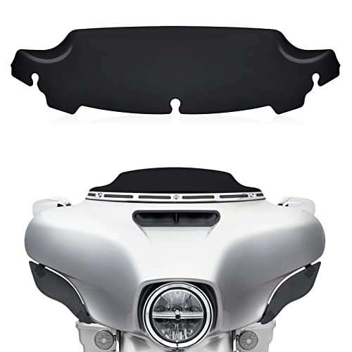 Amazicha 7" Smoke Wave Windshield Windscreen Compatible for 2014-2023 Harley Davidson Touring Street Glide/Electra Glide/Ultra Limited/Tri Glide FLHT FLHX FLHXS FLHTK (Tint)