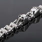 Dije de calavera gótica para bicicleta, motocicleta, pulsera de moda para hombre,
