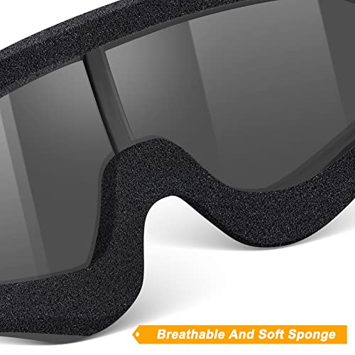 2 pares de gafas de moto compatible con cascocasco
