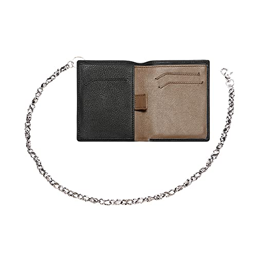 Cadena de cartera para hombre de 34 pulgadas, con diseño de calavera