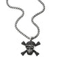 Collar con colgante de calavera
