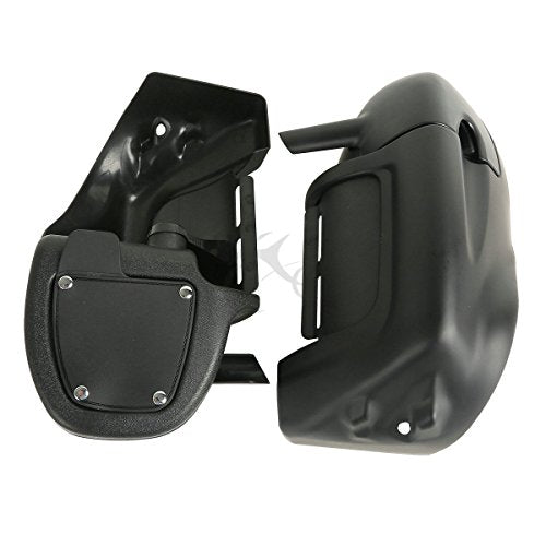 Carenadura inferior ventilada para las piernas tipo guantera, modelos FLT, FLHT, FLHTCU, FLHRC, Road King, Street Glide, Electra Glide, Ultra-Classic, Road Glide