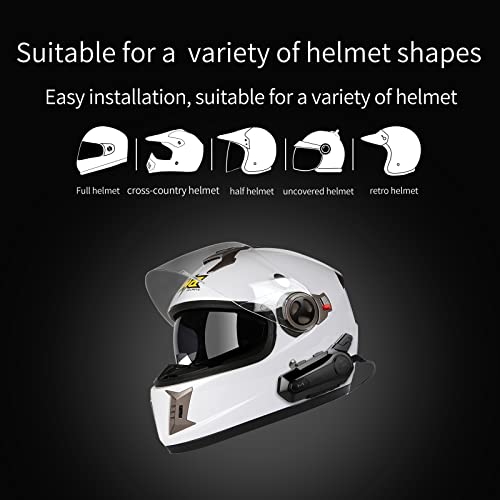 Auriculares Bluetooth para motocicleta, E1, 2 conductores