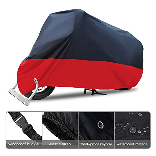 Funda impermeable para motocicleta de 116 pulgadas para Harley Davidson Street Glide Touring Road King Electra Glide Classic