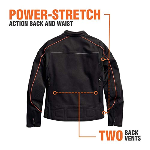 Chaqueta de equitación elástica Manitowoc para hombre Harley-Davidson