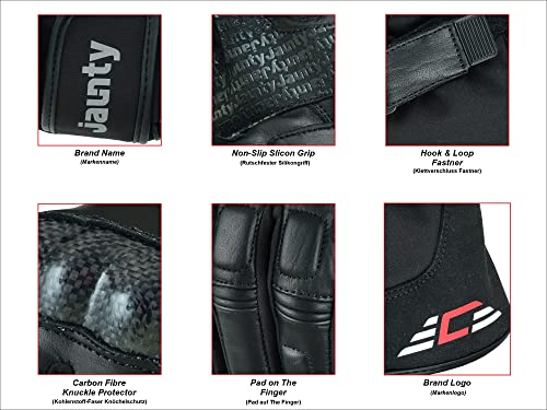 Guantes de motocicleta de invierno para hombres y mujeres, cálidos Thinsulate, impermeables, para pantalla táctil, guantes de equitación con fibra de carbono,