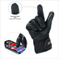 Guantes de motocicleta de invierno para hombres y mujeres, cálidos Thinsulate, impermeables, para pantalla táctil, guantes de equitación con fibra de carbono,
