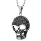 Collar con colgante de calavera