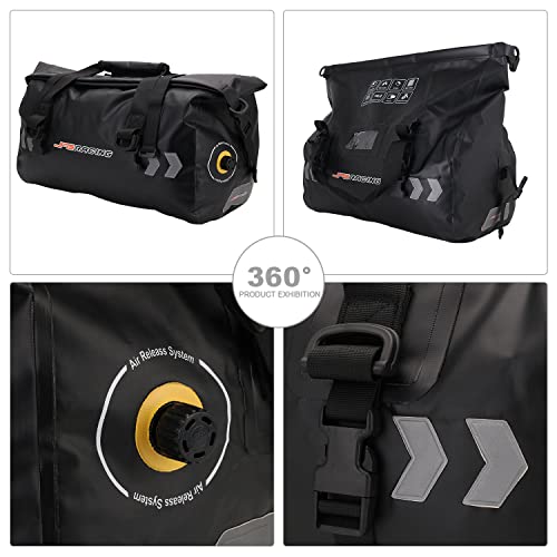 Bolsa de asiento para motocicleta, doble uso, impermeable, bolsa de almacenamiento, bolsa para guardar el casco