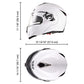 Casco modular y abatible de motocicleta, de cara completa con certificación DOT y visera doble